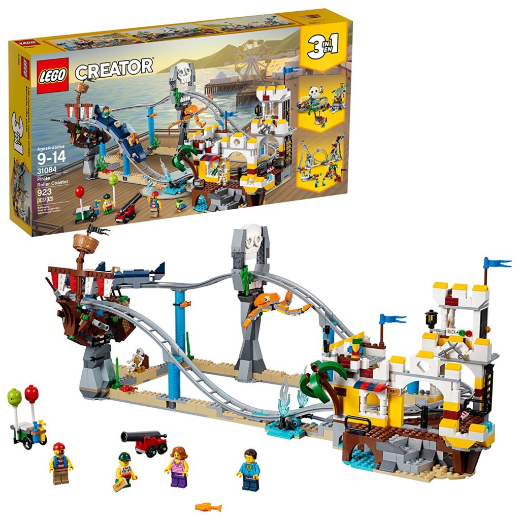 LEGO Creator 3in1 Pirate Roller Coaster 31084 Building Kit 923 Piece