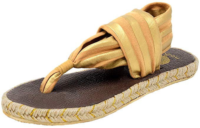  Nalho Women's Yoga Mat Memory Foam Espadrilles Sandals, Ganika  Metallic Just $33.99 {reg. $52.00} - LadiesBliss